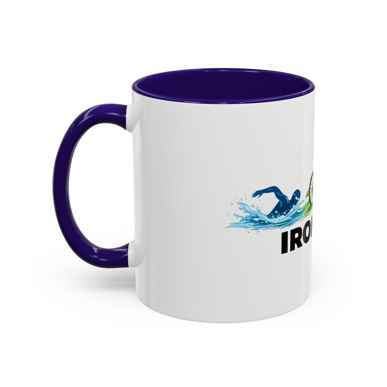 Taza de cerámica con diseño del triatlón Ironman imagen 4