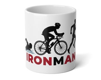 Ironman Triathlon Silhouette Mug | 20oz