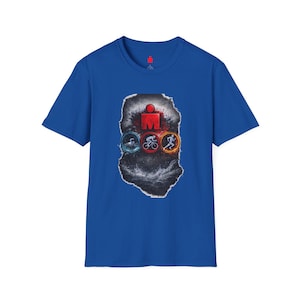 Ironman Triathlon Icons T-Shirt | Swim Bike Run Race Logo image 4