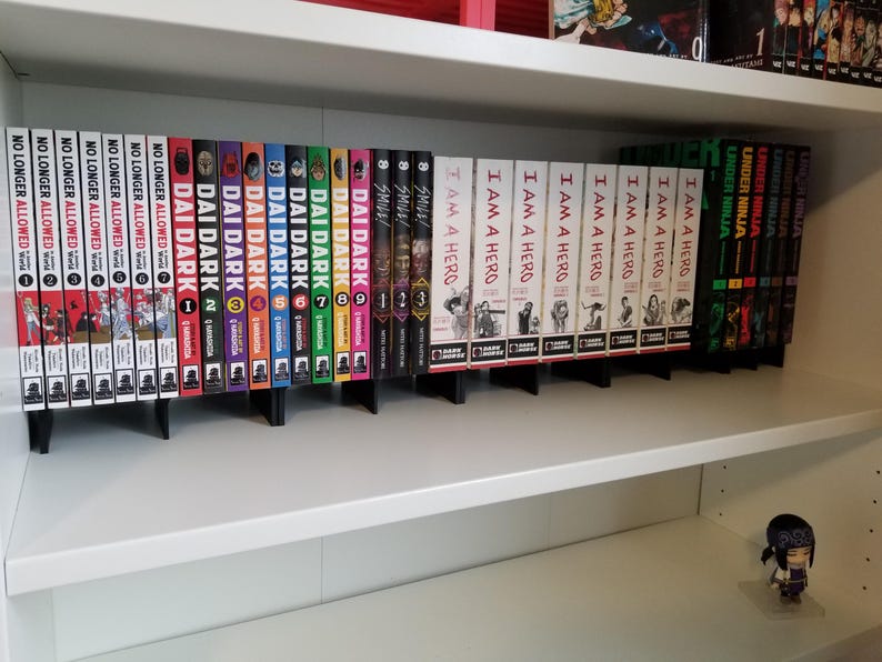 Bookshelf Manga Riser - Minimalist Low Rise Kallax Insert - Etsy