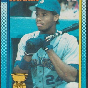 1990 Topps #336 Ken Griffey Jr. Seattle Mariners All-Star Rookie Baseball Card