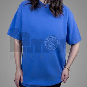 CC1717 Mockup Periwinkle, Comfort Colors Mockup Periwinkle, Simple Model Comfort Colors Mockup, Comfort Colors Periwinkle, CC1717 Blue