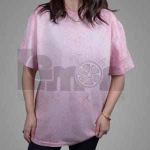 Comfort Colors 1745 Color Blast Mockup Clay, Colorbast Shirt Mockup Pink Clay, 1745 Clay Mockup, Color Blast Mockup, Clay CC1745 POD Mockup