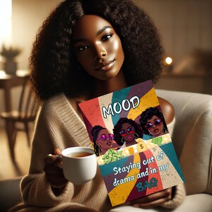 Karten für beste Freunde, Stimmungskarten, Karte für schwarze Frauen, Afrocentric Geschenke, Grußkarten für Frauen, In meiner Tasche Karte, Bestie, Liebeskarten