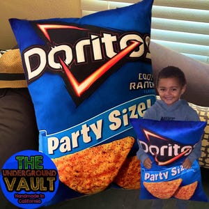 Premium Quality Doritos Cool Ranch Flamin Hot Flamin Hot 24x18 Inch Pillow CANDY Cereal Chips LAYS Decorative Pillow 2FT TALL Cheetos Takis