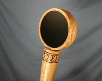 Chalkboard Beer Tap Handle - Made to Order - Solid Oak Wood