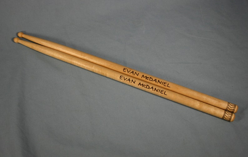 Handmade Custom Drumsticks Personalized Drum Sticks Pair Hard Etsy