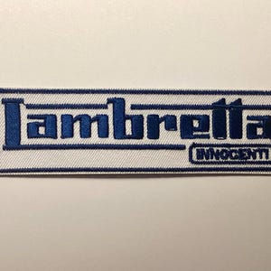 Lambretta Innocenti 150LD mod RAF target scooter vespa iron sew on patch