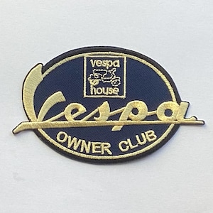 Vespa owner club mod Primavera 125 scooter lambretta iron opnaaiende patch
