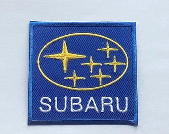 Subaru WRC world rally championship motor racing sports car badge iron sew on patch