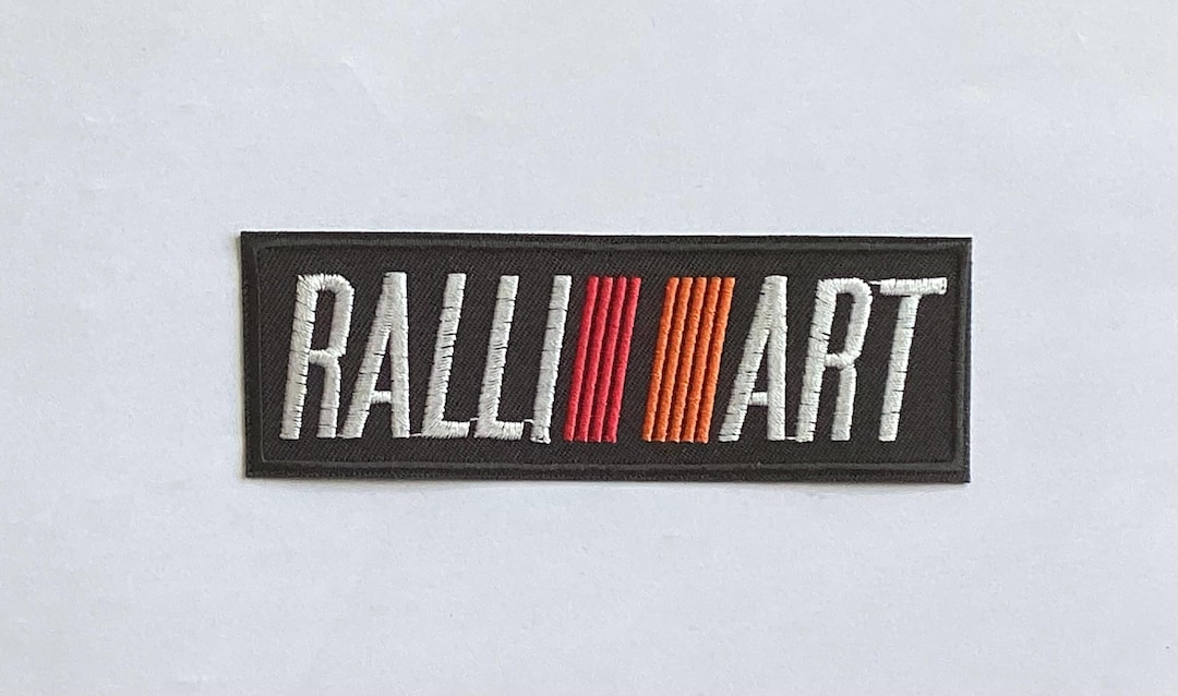 Ralliart WRC World Rally Championship Motor Racing Car Badge Iron Sew ...