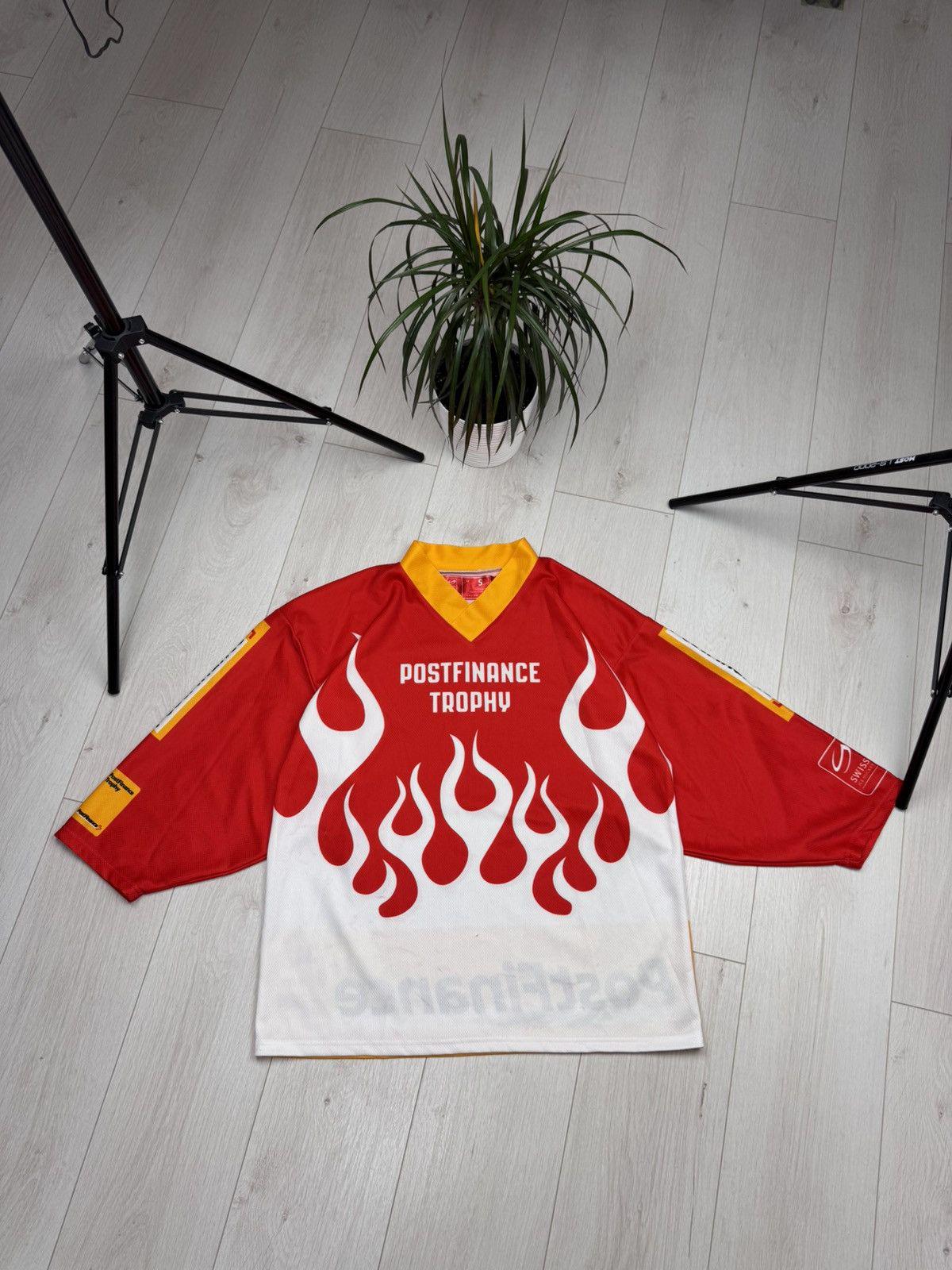 Maillot De Hockey EHC Visp #1 Signé - Taille S (origine) - Matériel Match - Très Bon état