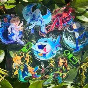 marvel RIVALS ランダムアクリルバッジB 11個セット Marvel Rivals 3D Foam Bag Clip Random 6-Pack