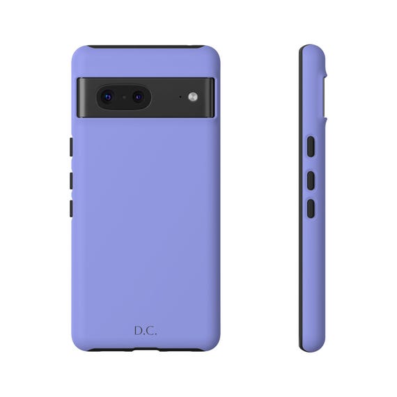 Periwinkle Purple Phone Case: Shock Absorbent Protective Cover Periwinkle Purple Phone Case: Shock Absorbent Protective Cover