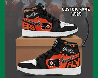 Personalized Philadelphia Flyers Fan Running Shoes, Sneakers, Trainers Unisex