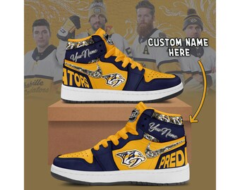 Personalized Nashville Predators Fan Unofficial Running Shoes, Sneakers, Trainers Unisex