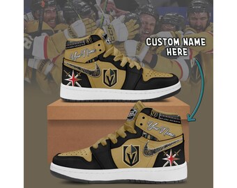 Personalized Vegas Golden Knights Fan Unofficial Running Shoes, Sneakers, Trainers Unisex