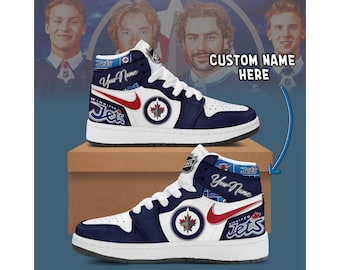 Personalized Winnipeg Jets Fan Unofficial Running Shoes, Sneakers, Trainers Unisex