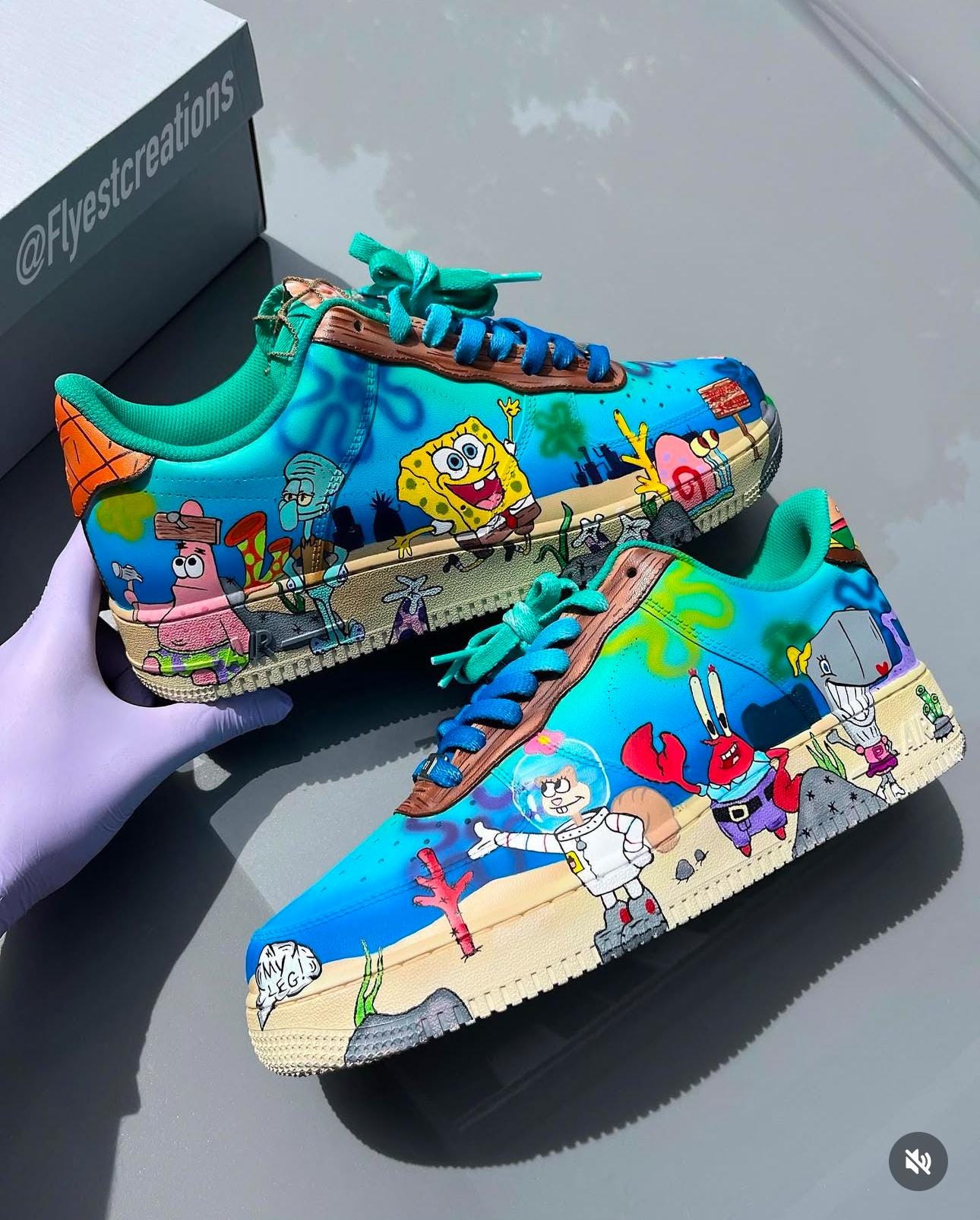 rick and morty af1 custom