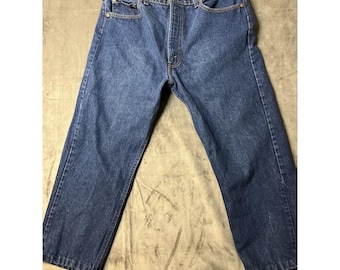 Vintage Levis 505 20505 0217 Red Tab Jeans 1980's 38x32