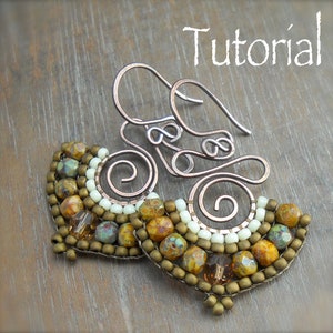 TUTORIAL Namaste Bead Woven Earrings