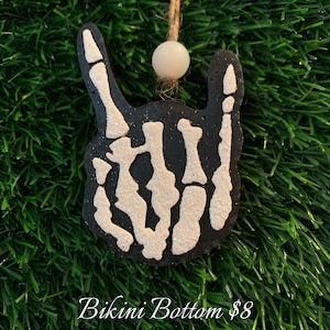 Skeleton Hand Car Freshie - Scent Bikini Bottom