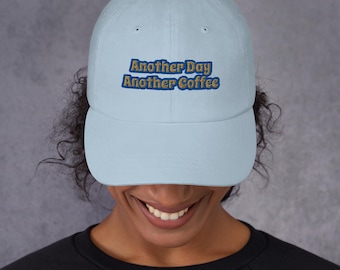 Funny Coffee Lover Hat | Dad hat Gift for Her and Him | Aesthetic and Cute Dad Hat | Embroidered Dad Hat | Barista Hat