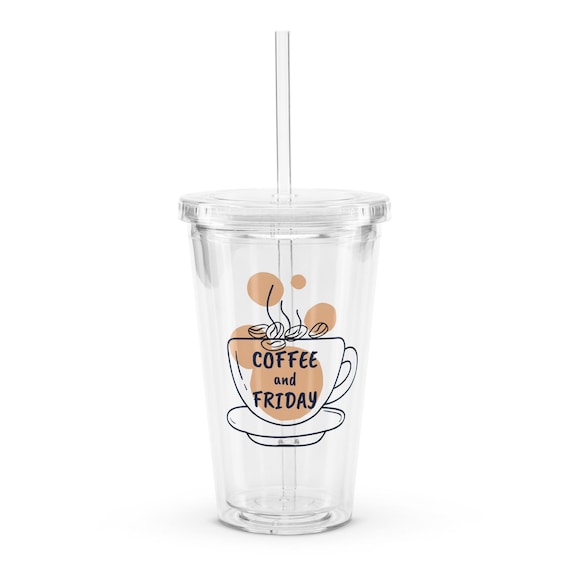 Iced Coffee Tumbler | Cute Acrylic Iced Coffee Cup | Trendy Reusable Cup|  Coffee Lover Gift | Gift for Her or Him - Etsy
