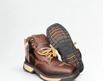 Lightweight  Work Boot Soft Toe Genuine Leather Bota de Trabajo