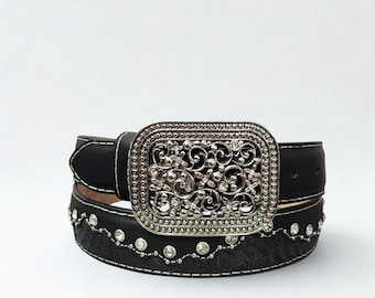 Women Western Rhinestone Belt