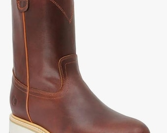 Cactus Full Grain Leather Polyurethane and Rubber Outsole Boot