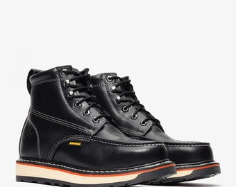 Moc Toe Steel Toe Work Boot Oil Resistant Sole GOODYEAR WELT