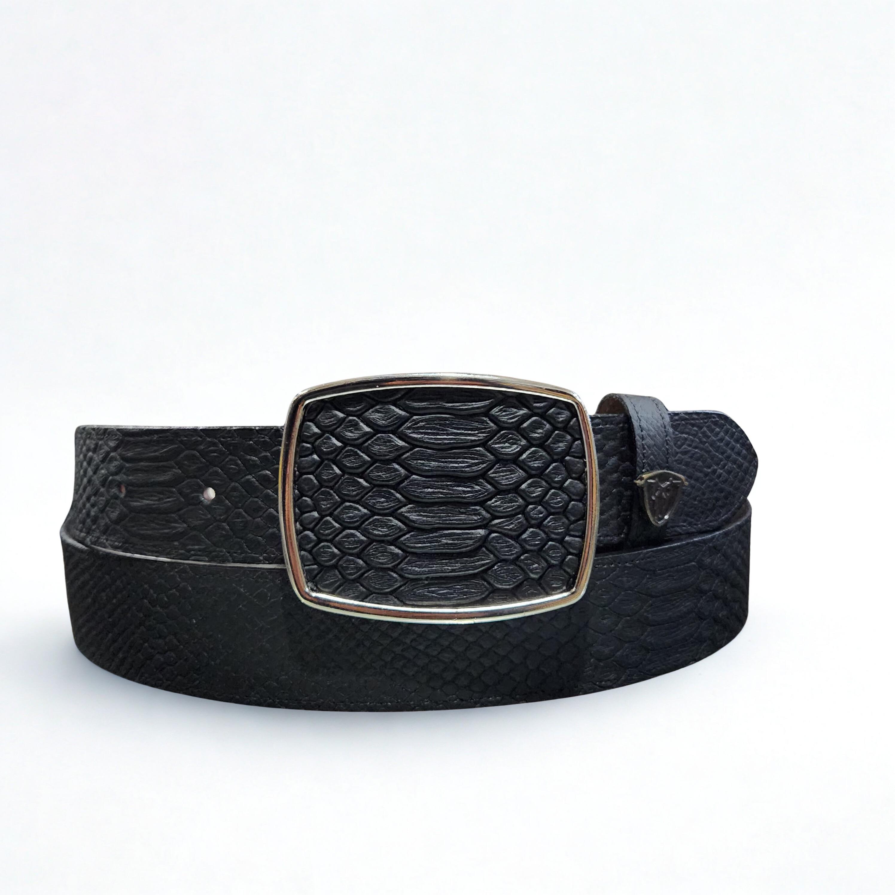 Stylish Python Snakeskin Belt with Square Buckle S/M il_fullxfull.6681758016_ftwo.jpg main image 4