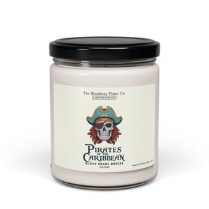 Pirates of the Caribbean Organic Soy Candle