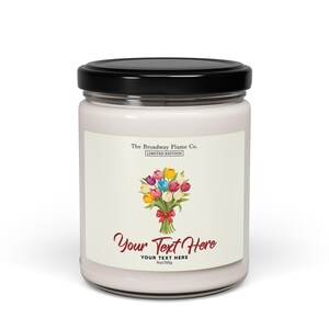 Personalized Organic Soy Candle for Mom