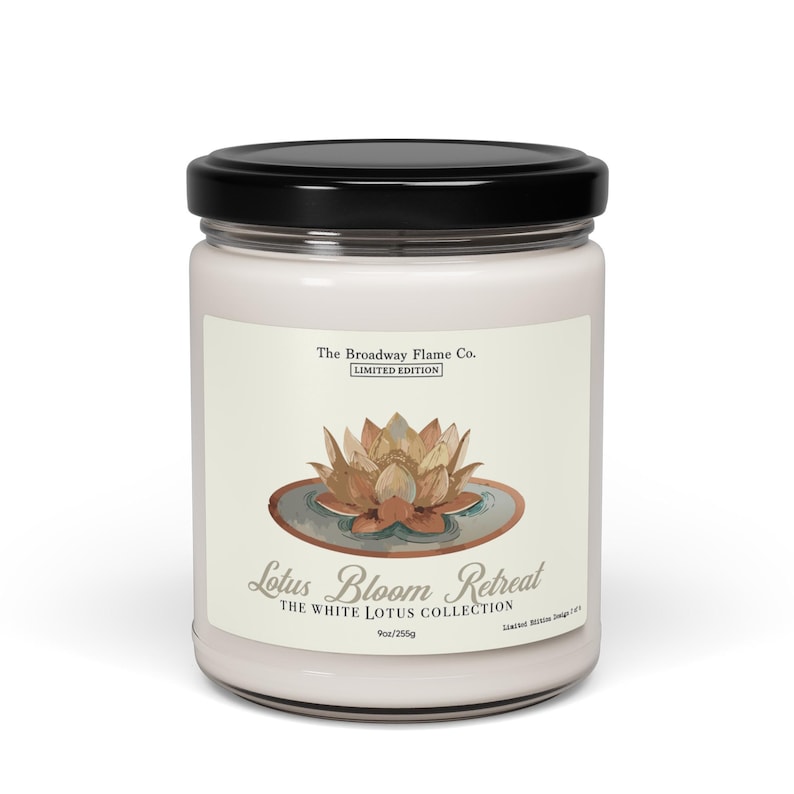 The Broadway Flame Co. Lotus Bloom Candle