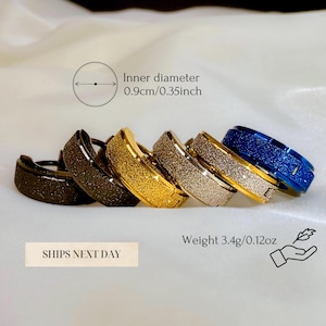 Hypoallergenic Stainless Steel Hoop Earrings: Minimalist Unisex Huggies