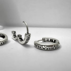 Tribal Creolen: Vintage Edelstahl Unisex Schmuck