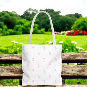Floral Einkaufstasche, klein, mittel, groß, Damenhandtasche, wiederverwendbare Einkaufstasche, Geschenk für sie, Einkaufstasche, Geschenk für sie, Büchertasche, niedliche Einkaufstasche