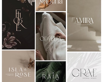 Crearé un diseño de logotipo personalizado para su negocio. Logotipo profesional. Logotipo de monograma. Creador de logotipos comerciales. Logotipo de fotografía. Logotipo único. Marca.