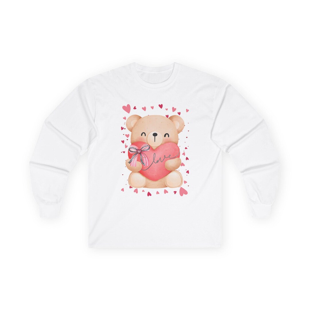 Valentines Day Teddy Bear Shirt - Etsy