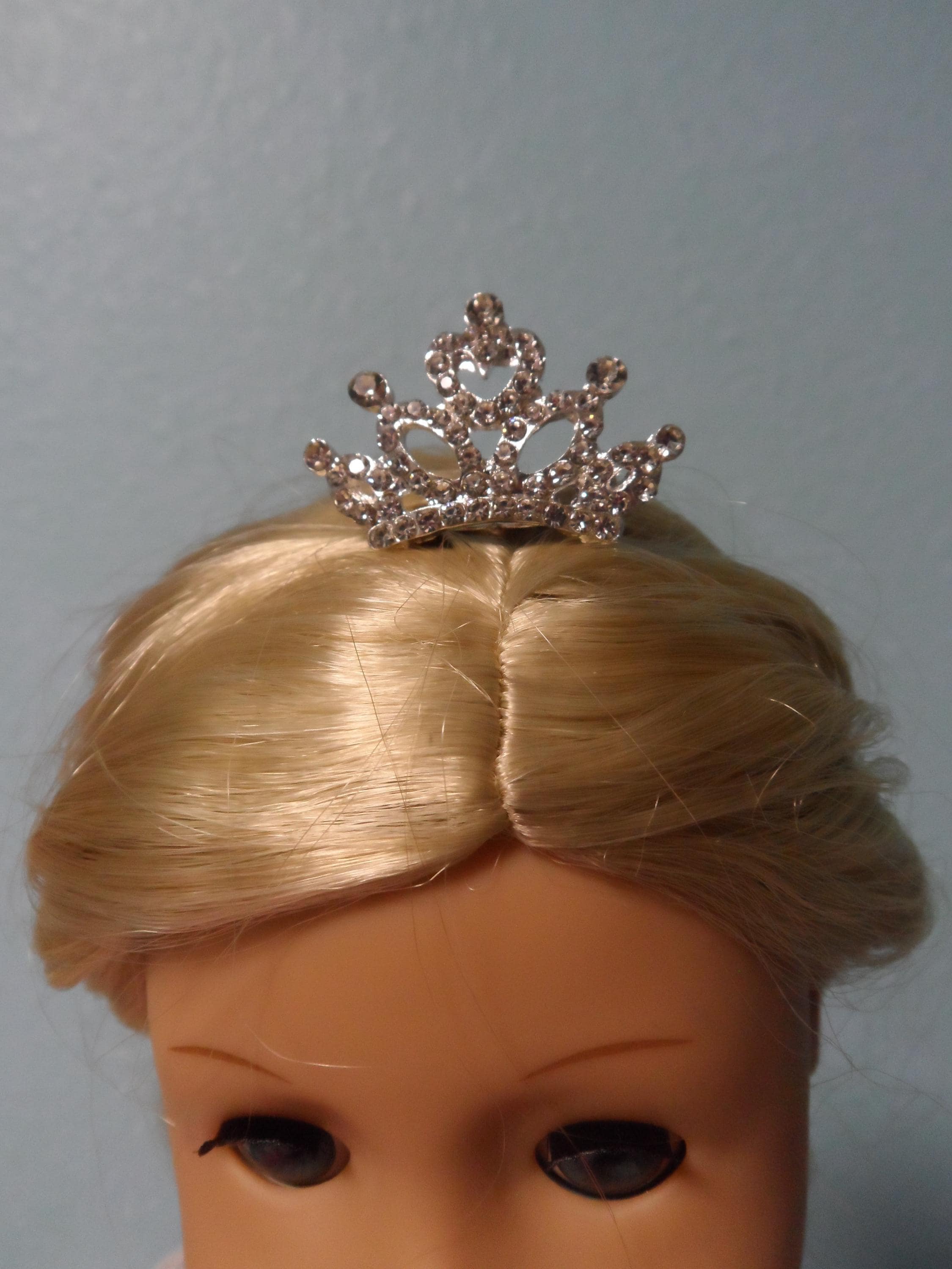 Peigne Couronne Métal Avec Strass K&M - Neuf Avec étiquettes - Pour Tous Types De Cheveux