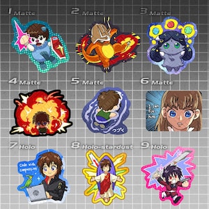 Gundam Doodle Stickers image 1