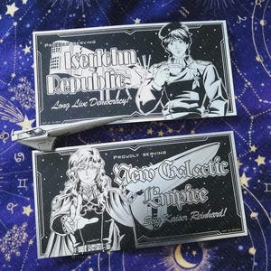 Legend of Galactic Heroes "Proudly Serve" Stickers