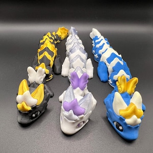 Baby Atria Dragon – Articulated 3D Printed Dragon Toy | Fantasy Fidget Gift | Desk Decor | Handmade by 3DPrintGiftCove