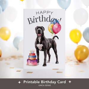 Carte d'anniversaire Cane Corso, carte Cane Corso, carte sur le thème chien, maman Cane Corso, papa Cane Corso, cartes chien drôle, amoureux des chiens, cartes papa chien