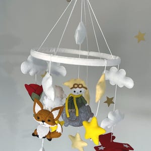 LITTLE PRINCE MOBILE, Le Petit Prince Cot Mobile, Bebe Mobile, Boy Nursery Decor
