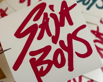 Saja Boys Stickers - From Kpop Demon Hunters