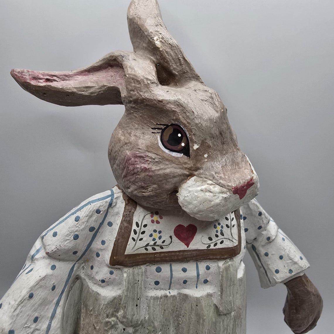 Vintage Easter Bunny Rabbit Figurine House of Hatten 1995 Pastel Bunny ...