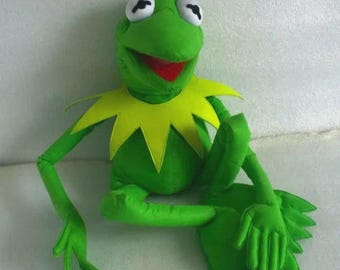 ヴィンテージ 1976 カエルのカーミット人形 ジム・ヘンソン セサミ
